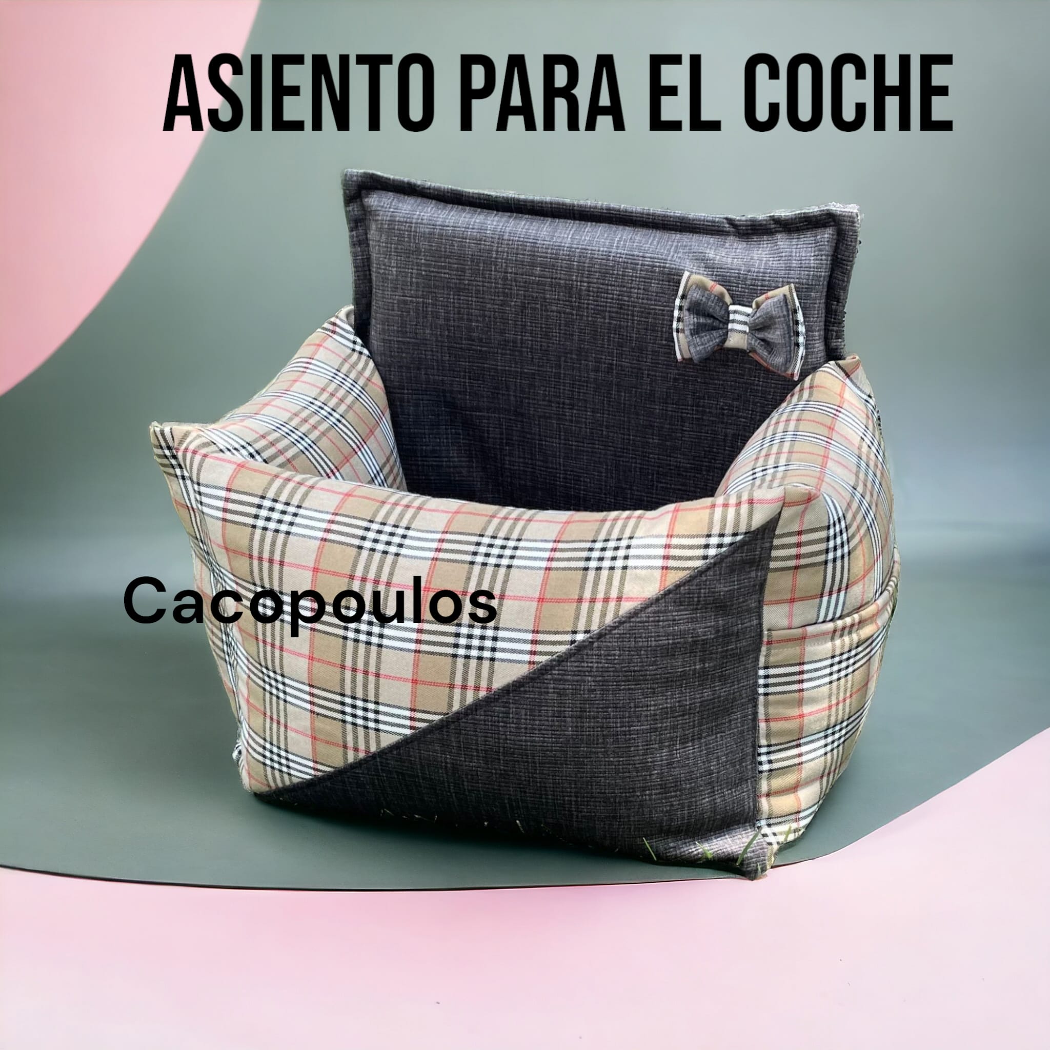 asiento de coche para perro cacopoulos